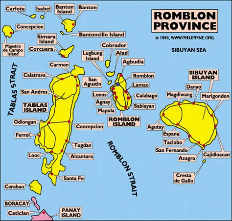 Romblon Map .